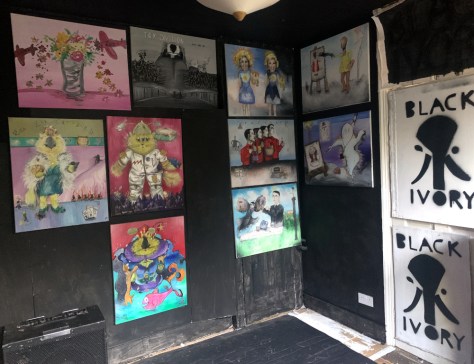 Jasmine Surreal exhibition at Black Ivory Printmaking and Audio Club 6